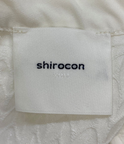 yori shirocon ヨリ シロコン ハートフクレカフスリボンブラウス SC21-24008SP レディース SIZE 34