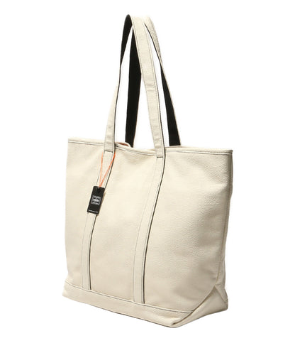 美品 PORTER トートバッグ STYLE TOTE BAG L レザー ホワイト レディース ポーター