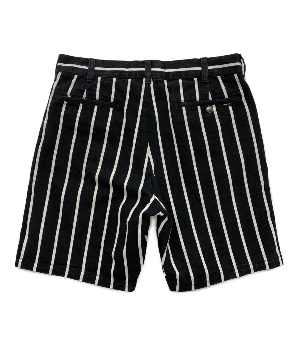 Supreme ショートパンツ work short strip BLACK メンズ SIZE 30 シュプリーム
