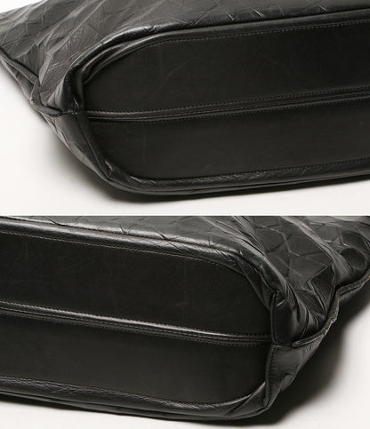 PLEATS PLEASE PP74-AG552 レザートートバッグ ブラック レディース プリーツプリーズ