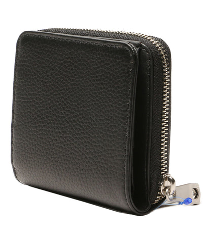 美品 BLACK LABEL CRESTBRIDGE 二つ折り財布 ブラック メタルプレート レディース ブラックレーベルクレストブリッジ