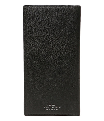 SMYTHSON 二つ折り長財布 ブラック メンズ スマイソン