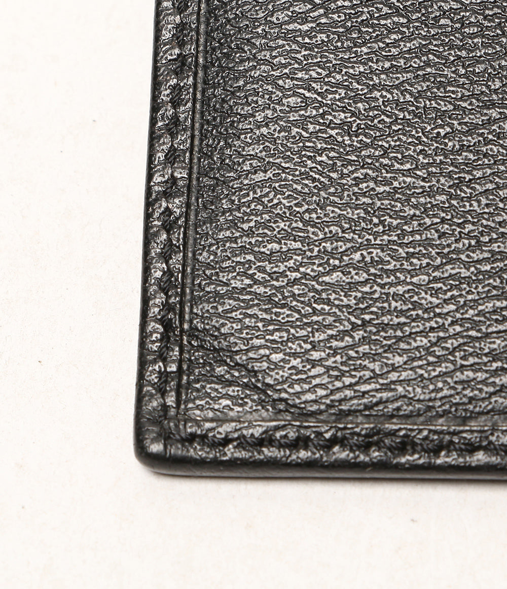 SMYTHSON 二つ折り長財布 ブラック メンズ スマイソン