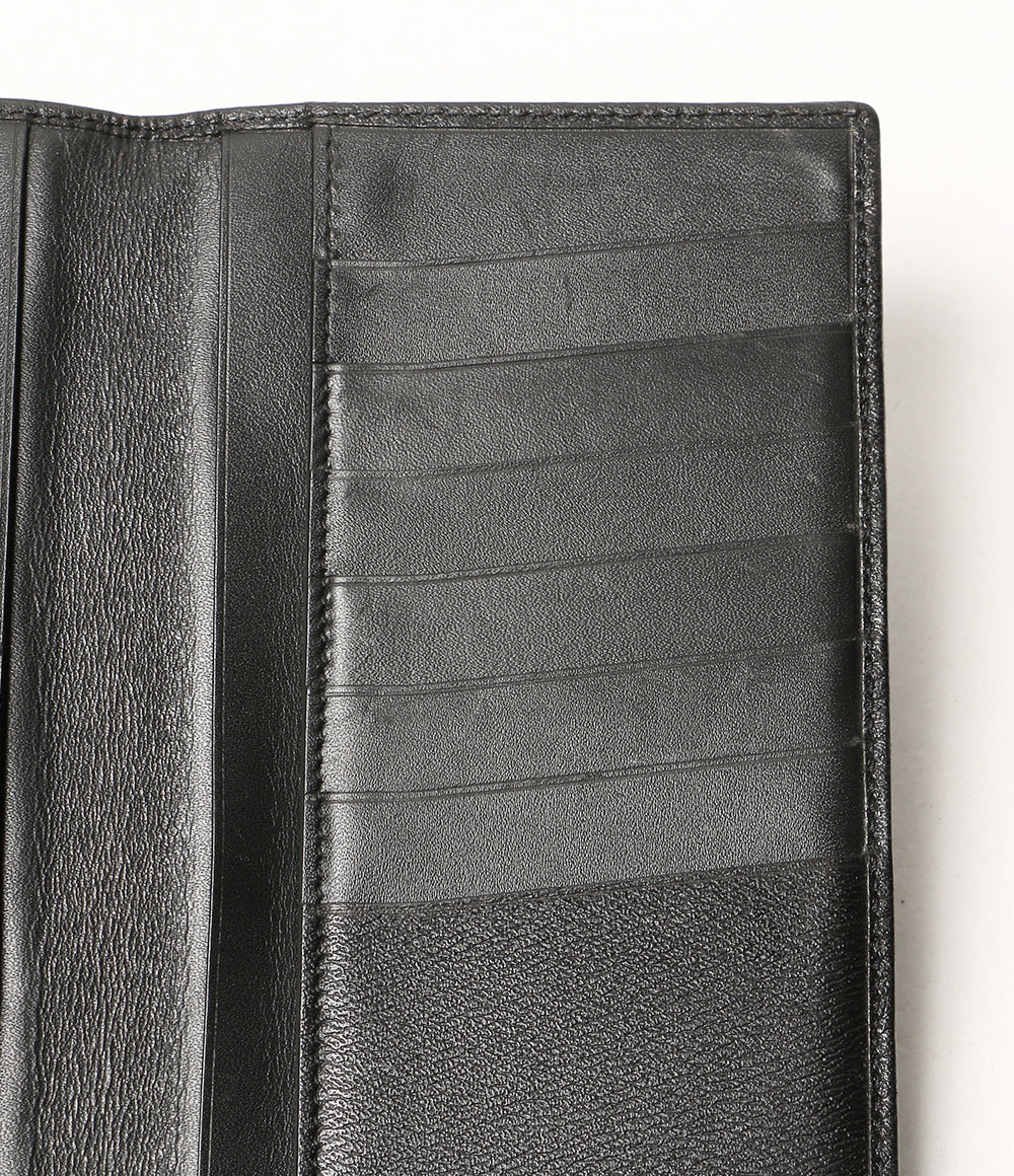 SMYTHSON 二つ折り長財布 ブラック メンズ スマイソン