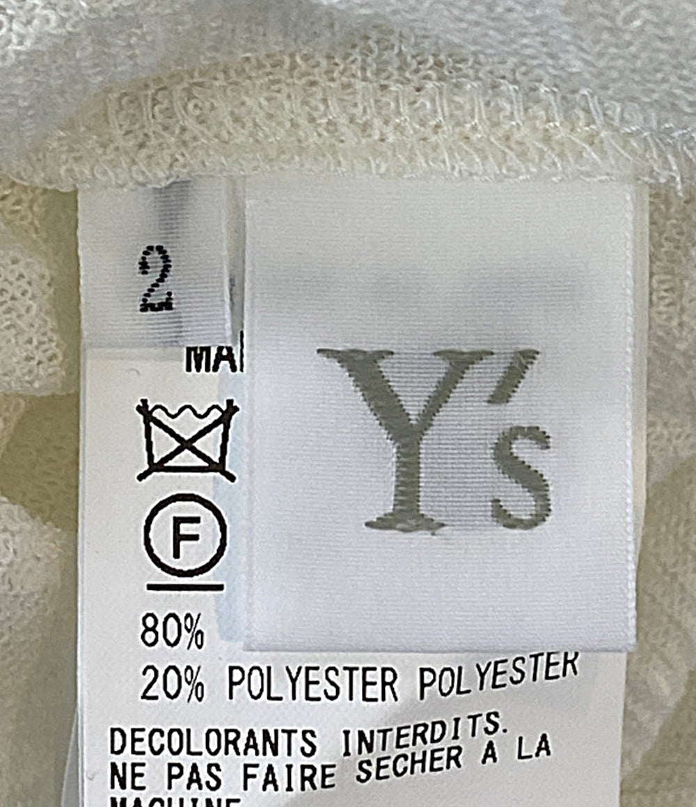 Y’s 半袖ワンピース シアードッキング YZ-T09-360 レディース SIZE 2 ワイズフォーメン