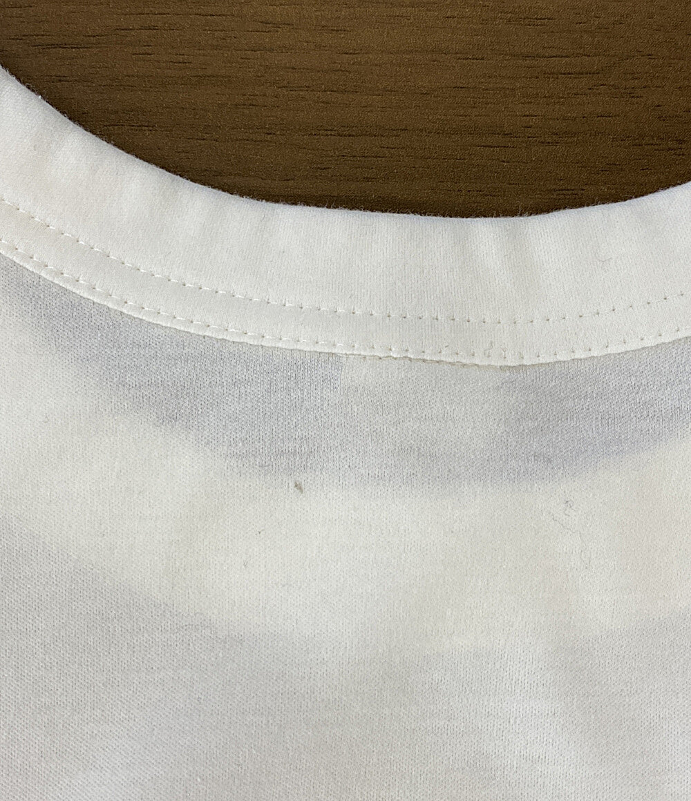 NOIR KEI NINOMIYA ノースリーブワンピース ホワイト ウエストフリル 3S-T022 レディース SIZE S ノワールケイニノミヤ