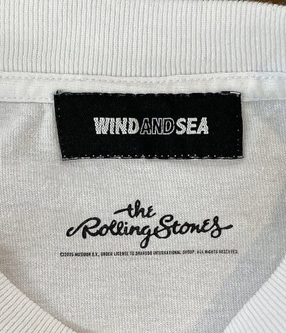 WIND AND SEA 半袖Ｔシャツ The Rolling Stones LogoTee メンズ SIZE S ウィンダンシー