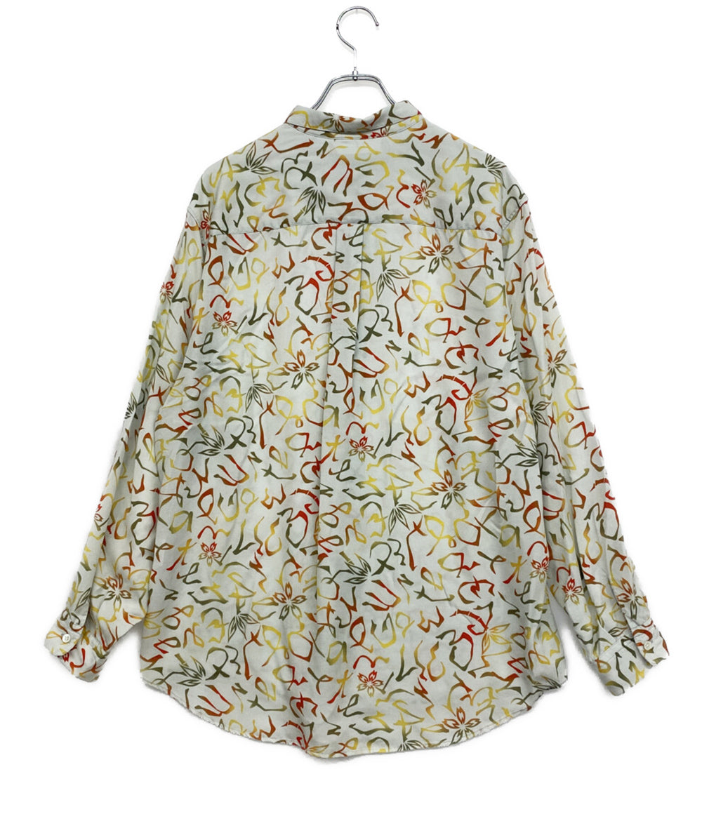 TANGENET タンジェネット 長袖シャツ 桜竹総柄 メンズ SIZE M