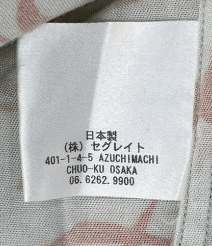 TANGENET タンジェネット 長袖シャツ 桜竹総柄 メンズ SIZE M