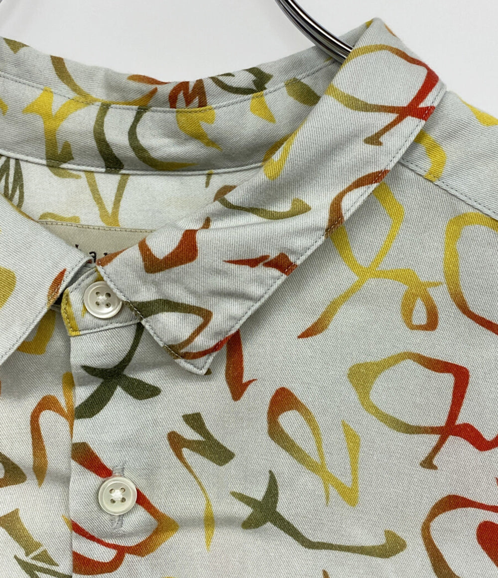 TANGENET タンジェネット 長袖シャツ 桜竹総柄 メンズ SIZE M
