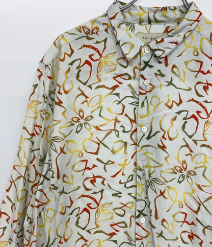 TANGENET タンジェネット 長袖シャツ 桜竹総柄 メンズ SIZE M