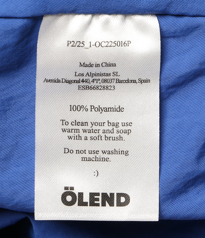 美品 OLEND オレンド ショルダーバッグ ブルー×オレンジ P2/25_1-OC225016P レディース