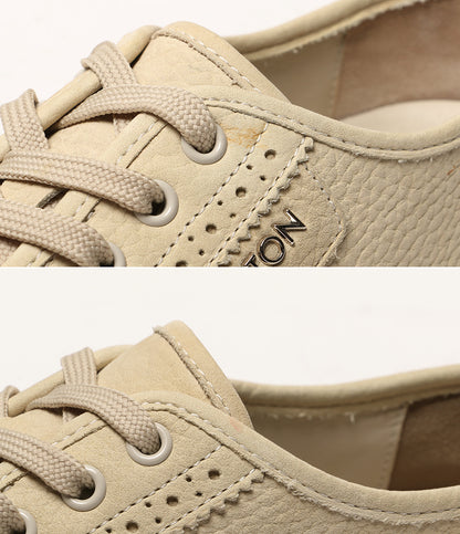 LOUIS VUITTON スニーカー ウィングチップ ソフトレザー ベージュ系 G0-0131 レディース SIZE 38 ルイ・ヴィトン