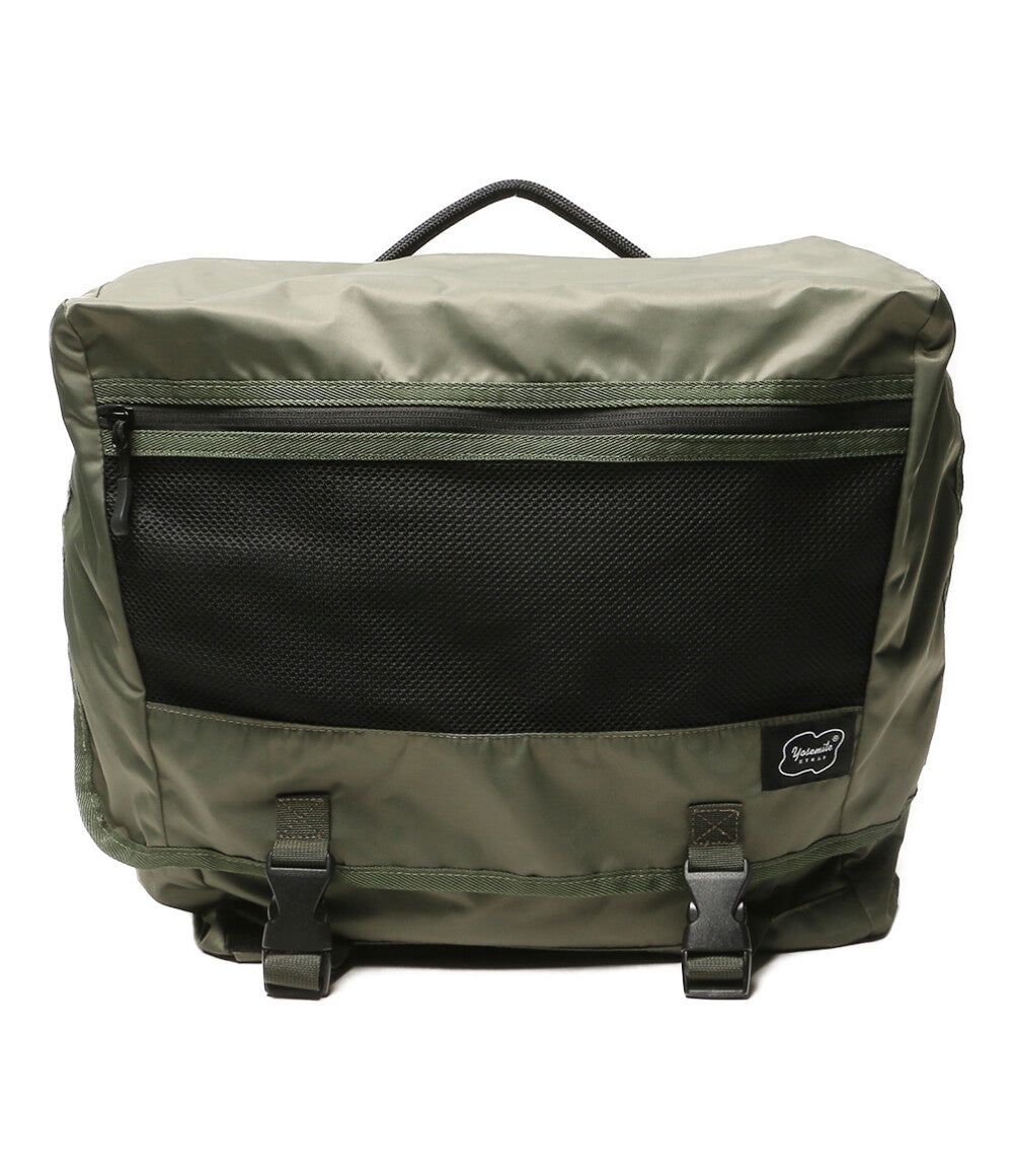 美品 YOSEMITE ヨセミテ メッセンジャーバッグ EXPANDER MESSENGER BAG カーキ メンズ