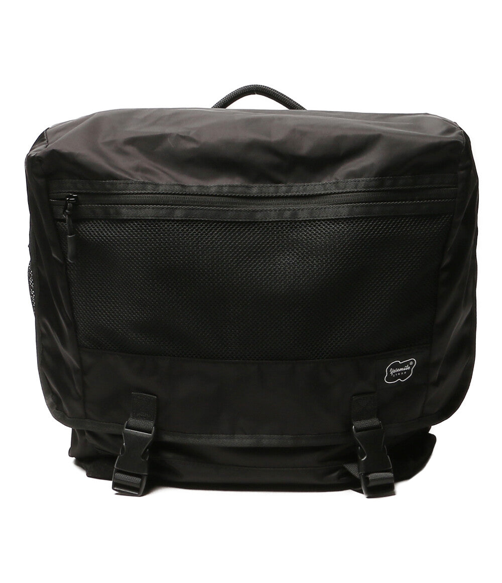 美品 YOSEMITE ヨセミテ メッセンジャーバッグ EXPANDER MESSENGER BAG ブラック メンズ