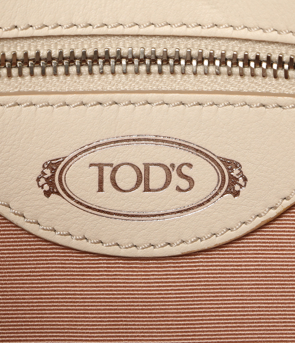 TOD'S ショルダーバッグ Dスタイリング アイボリー レディース トッズ