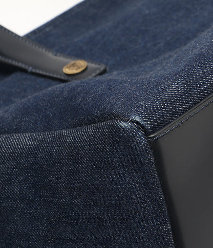 Borsalino トートバッグ デニム地 インディゴ メンズ ボルサリーノ