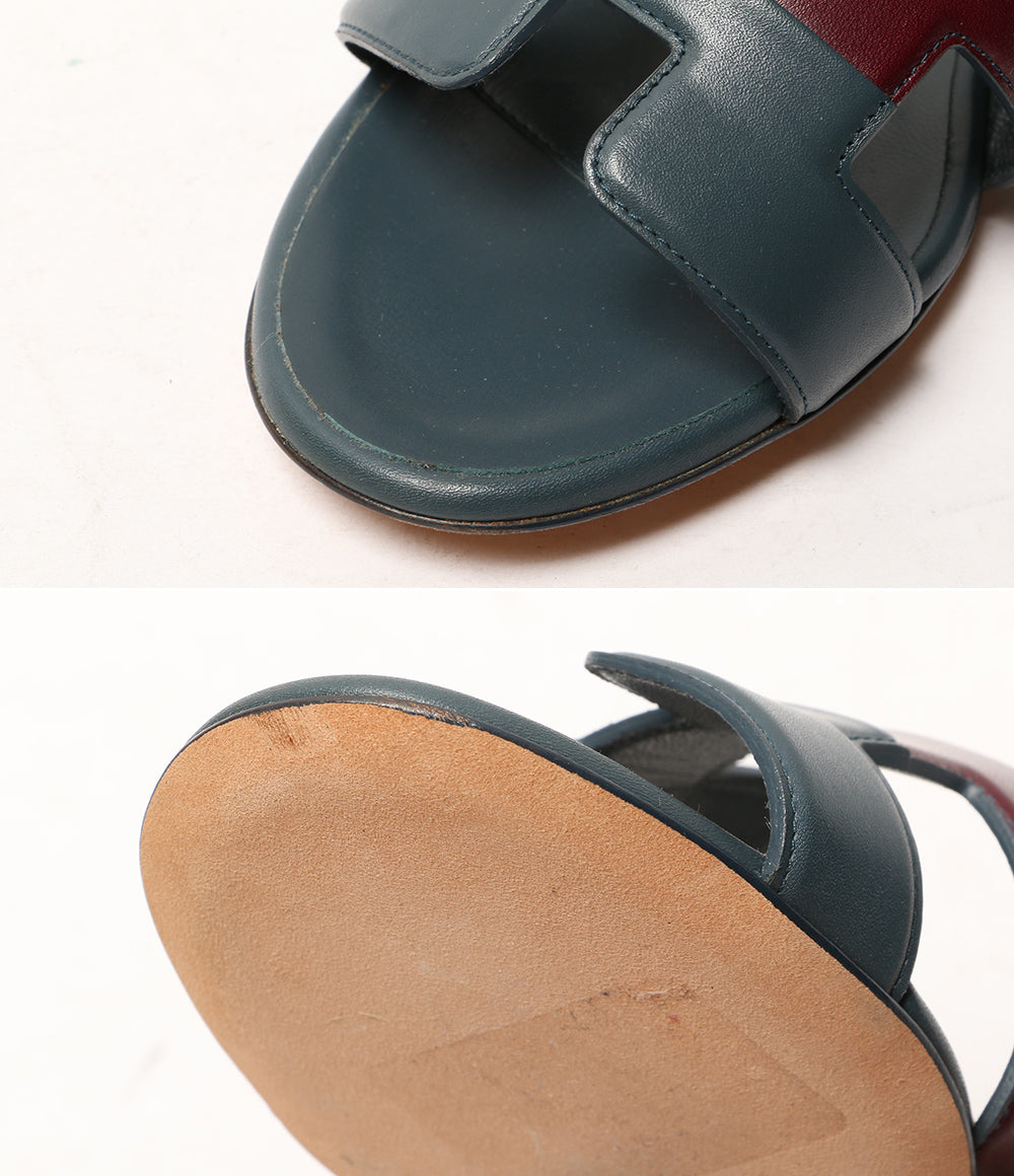 HERMES サンダル オアジス バイカラー レディース SIZE 35.5 エルメス