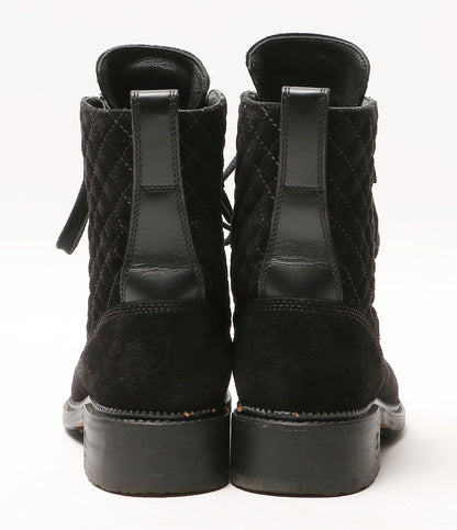 CHANEL キルティングショートブーツ ヒールロゴ G33769 レディース SIZE 37 シャネル