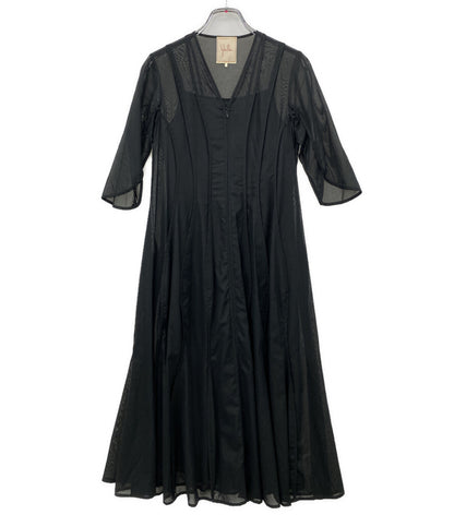 sybilla 五分袖ワンピース シアードレス GBEGW09690 フリル有 レディース SIZE SS シビラ