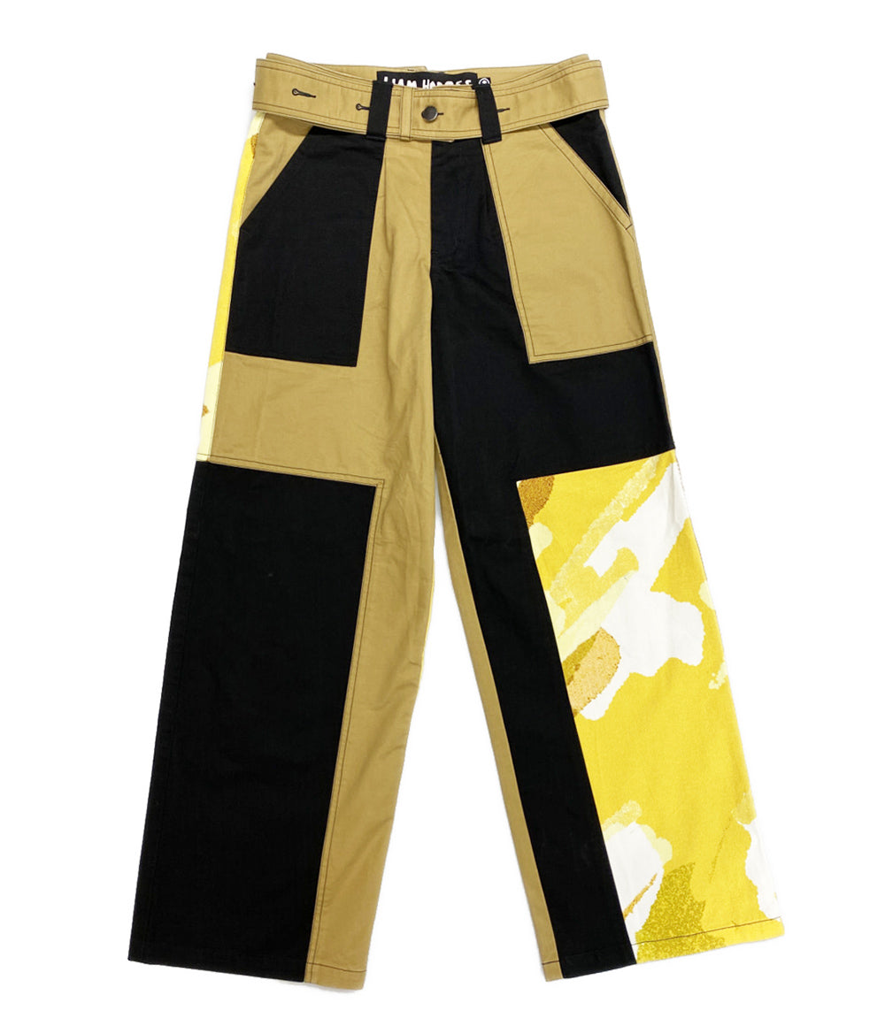LIAM HODGES リアム ホッジス ベルテッドワークパンツ カラーブロック メンズ SIZE 30