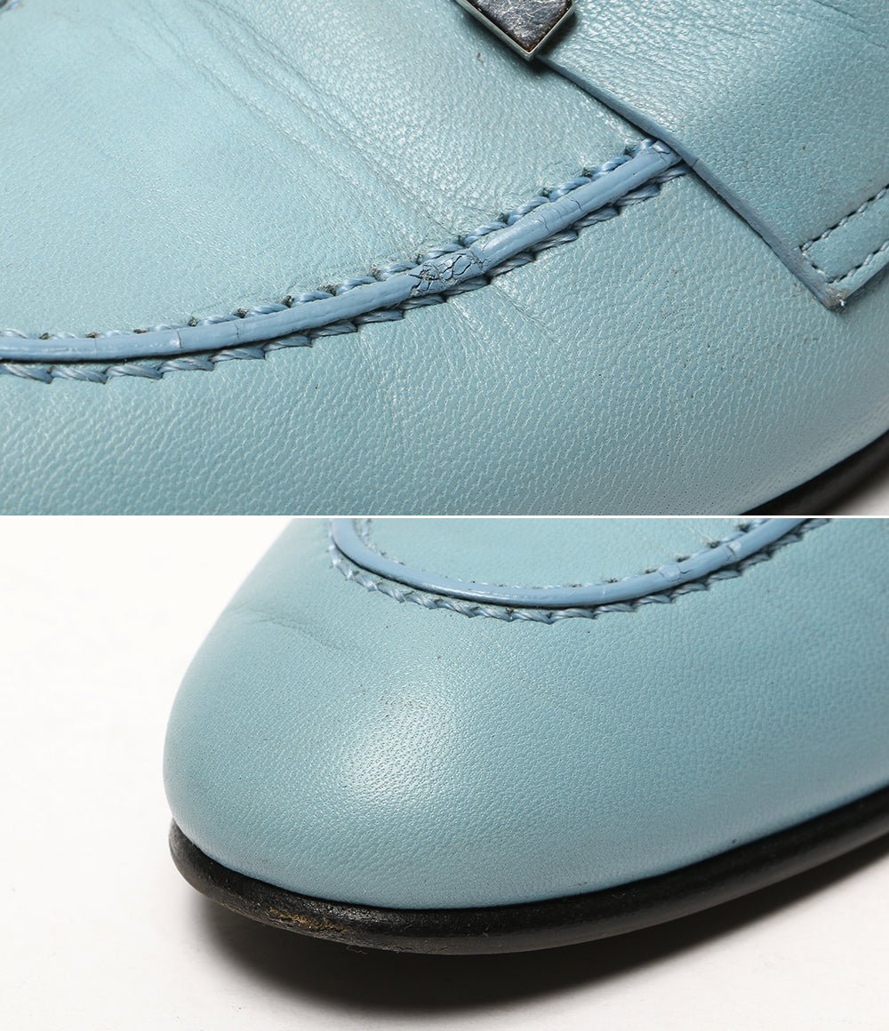 HERMES モカシンパリ ブルージーン 1721082 レディース SIZE 35.5 エルメス