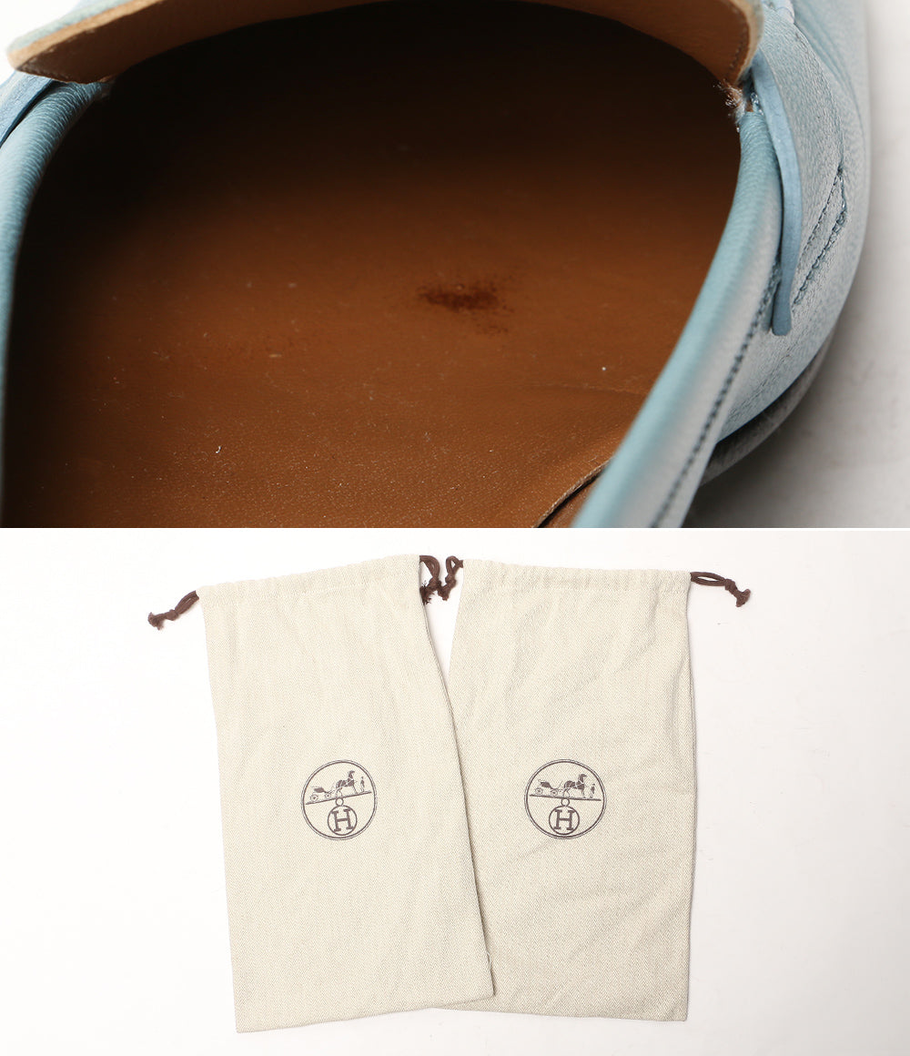 HERMES モカシンパリ ブルージーン 1721082 レディース SIZE 35.5 エルメス