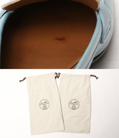 HERMES モカシンパリ ブルージーン 1721082 レディース SIZE 35.5 エルメス