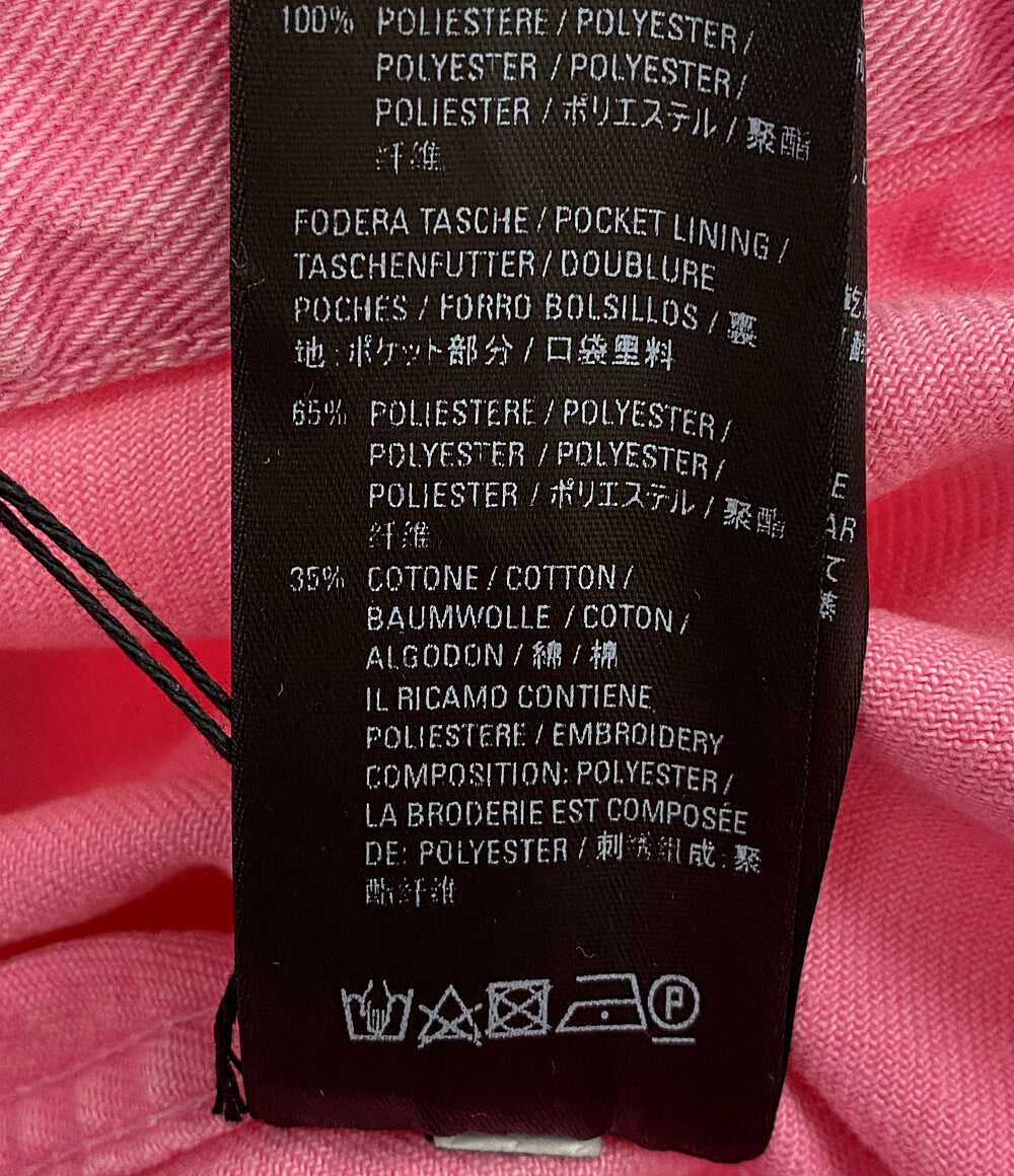 美品 BALENCIAGA ロゴデニムジャケット 594386 ピンク メンズ SIZE 34 バレンシアガ