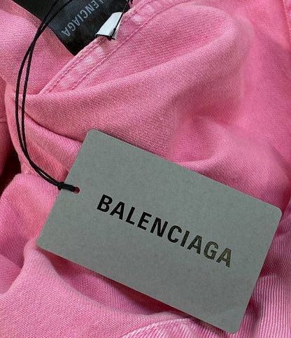 美品 BALENCIAGA ロゴデニムジャケット 594386 ピンク メンズ SIZE 34 バレンシアガ