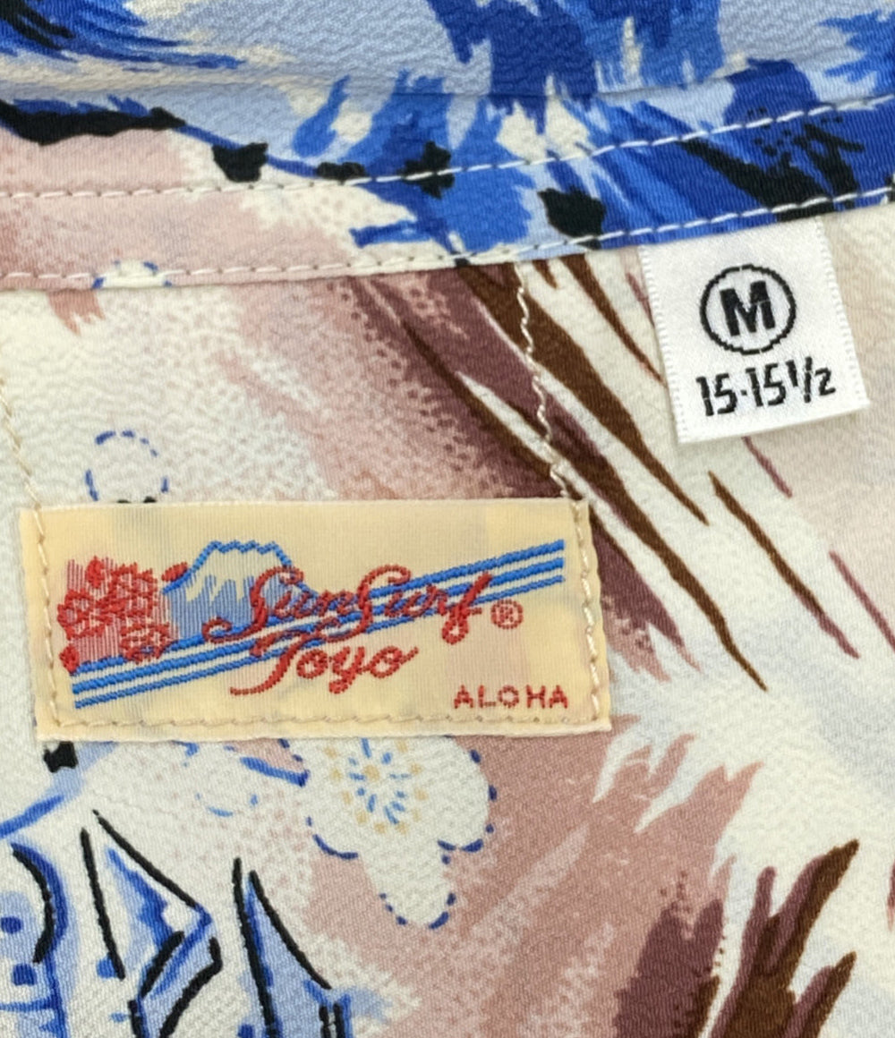 SUN SURF 半袖シャツ SS39422 "SCENERY OF JAPAN" メンズ SIZE M サンサーフ