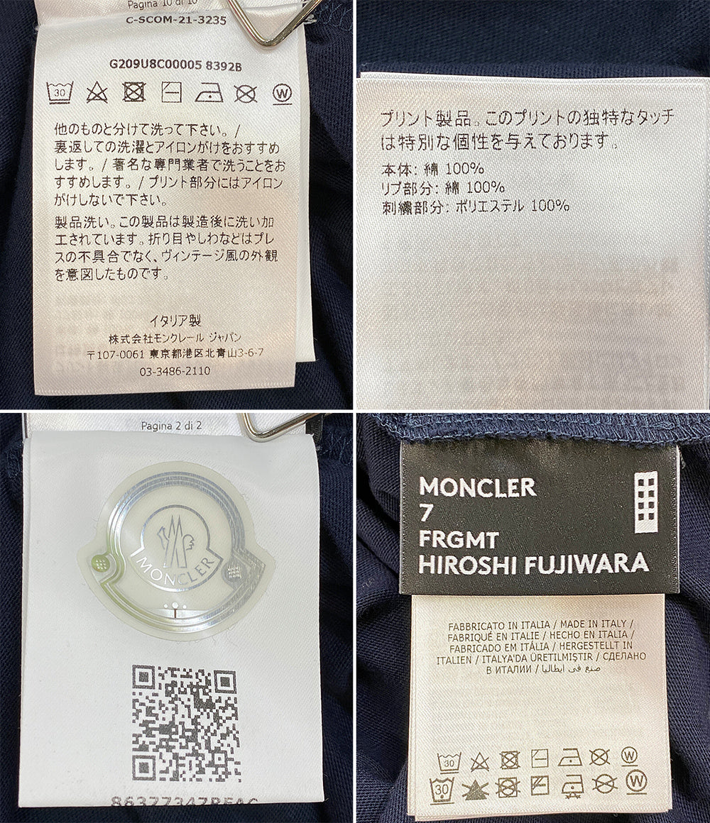 MONCLER 半袖Ｔシャツ FRGMT MAGLIA T-SHIRT 8C00005 メンズ SIZE S モンクレール