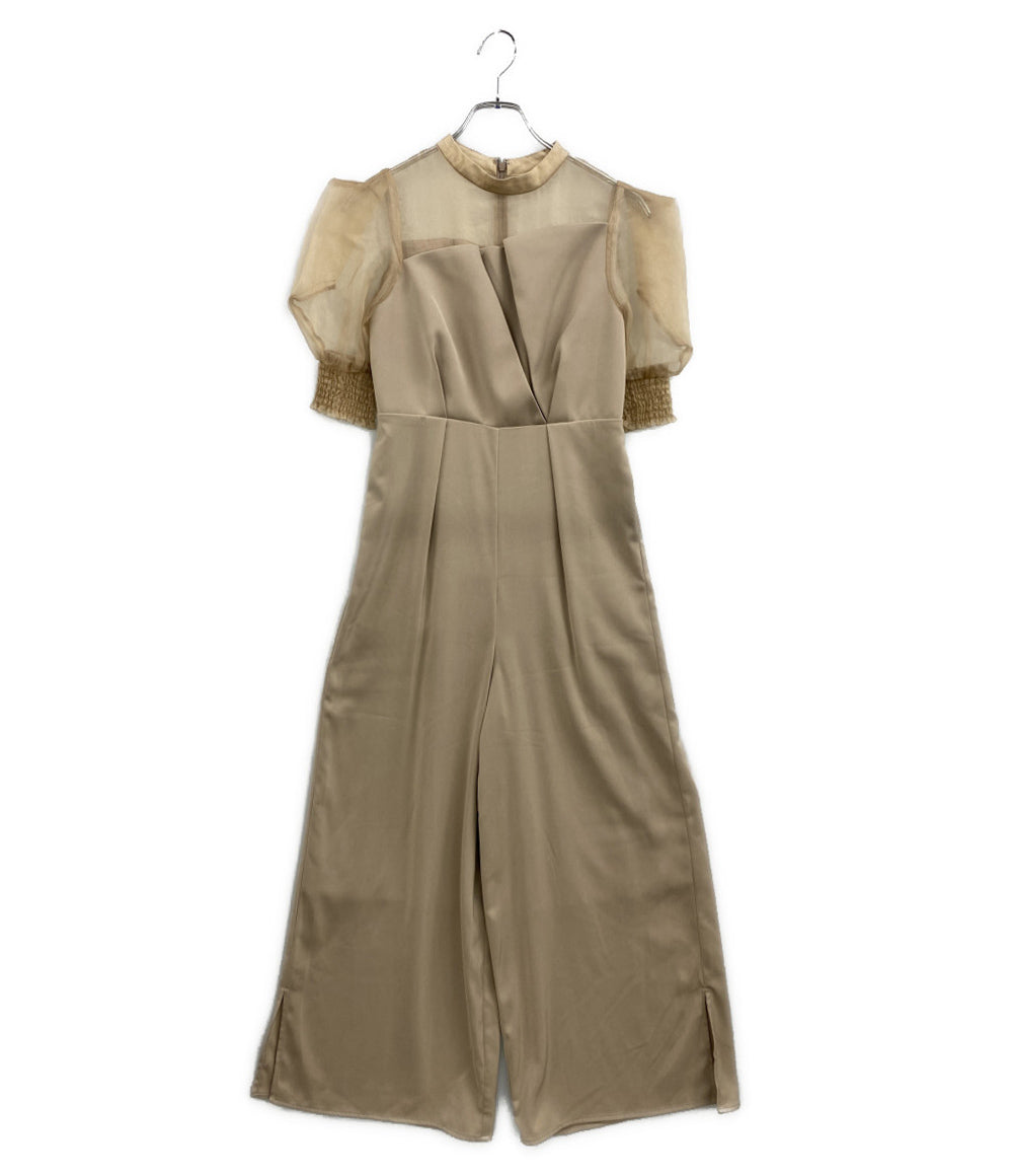 lerure リルアー オールインワン ベージュ シアー 9424-1J レディース SIZE M