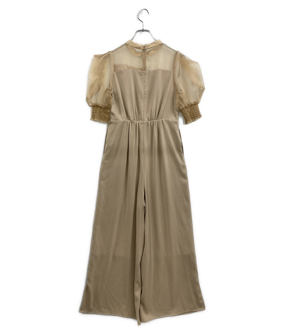 lerure リルアー オールインワン ベージュ シアー 9424-1J レディース SIZE M