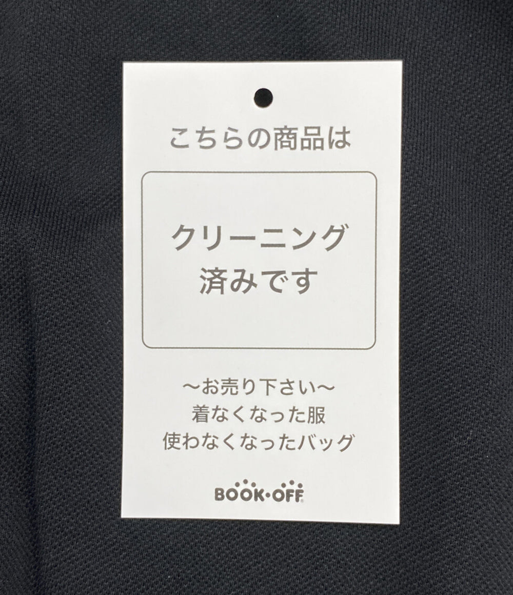 PLAN C 黒ポロワンピース 切替 ABCAB07KH1TC014 レディース SIZE 38 プラン シー