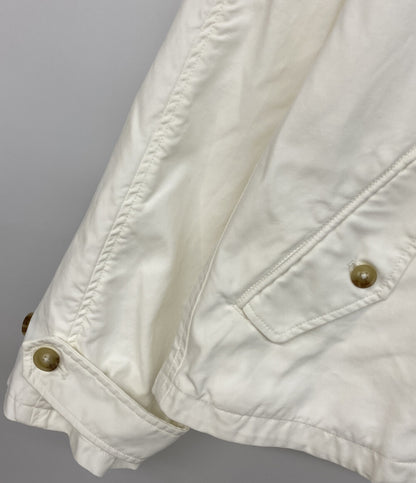 POLO RALPH LAUREN コットンツイルジャケット ホワイト 青ポニー レディース SIZE XS ポロ・ラルフローレン