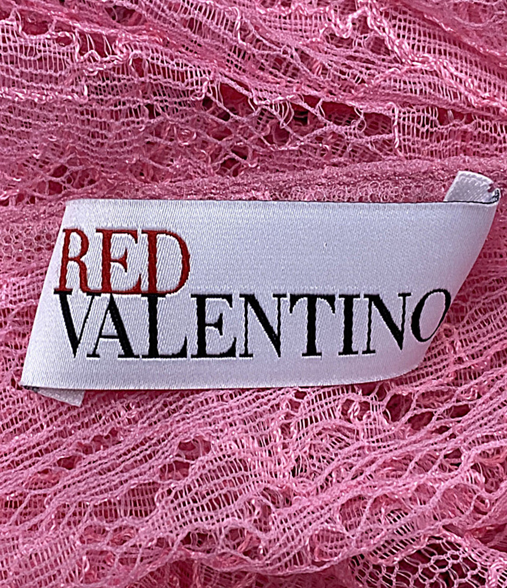 美品 RED VALENTINO ブラウス ピンクブラウス 総レース UR3ABE0000W レディース SIZE 40 レッドヴァレンティノ