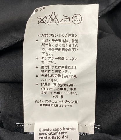 DOLCE & GABBANA 半袖Ｔシャツ F5B32T サテン ブラック レディース SIZE 36 ドルチェアンドガッバーナ