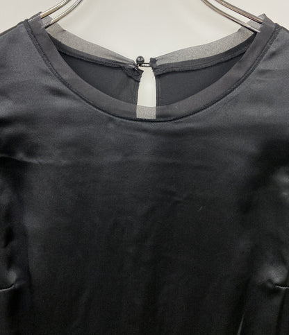 DOLCE & GABBANA 半袖Ｔシャツ F5B32T サテン ブラック レディース SIZE 36 ドルチェアンドガッバーナ
