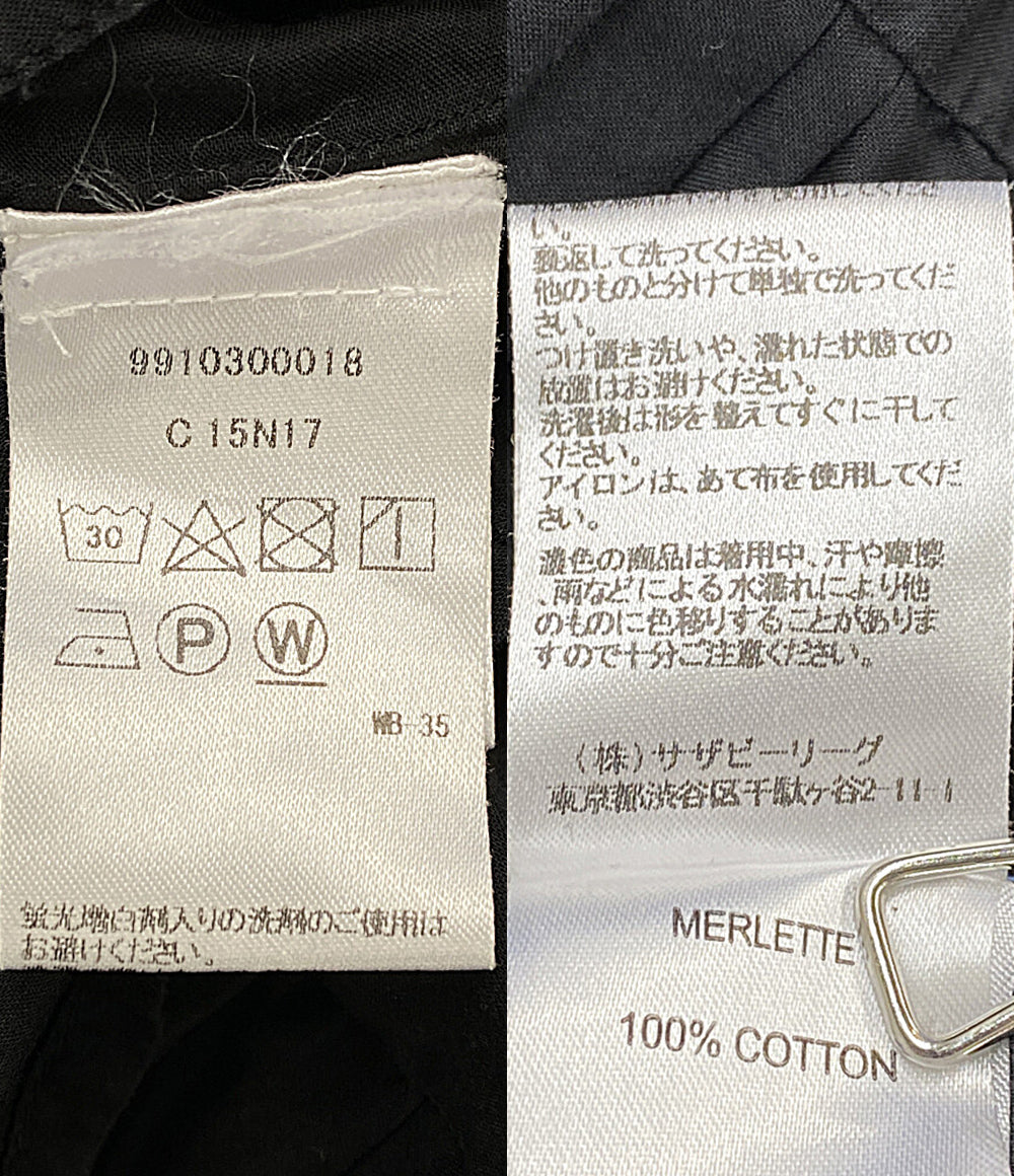 Merlette 長袖ワンピース SOLIMAN ティアード ブラック 9910300018 レディース SIZE S マーレット