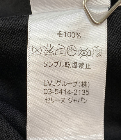 CELINE ウールチェスターコート レディース ブラック レディース SIZE 40 セリーヌ
