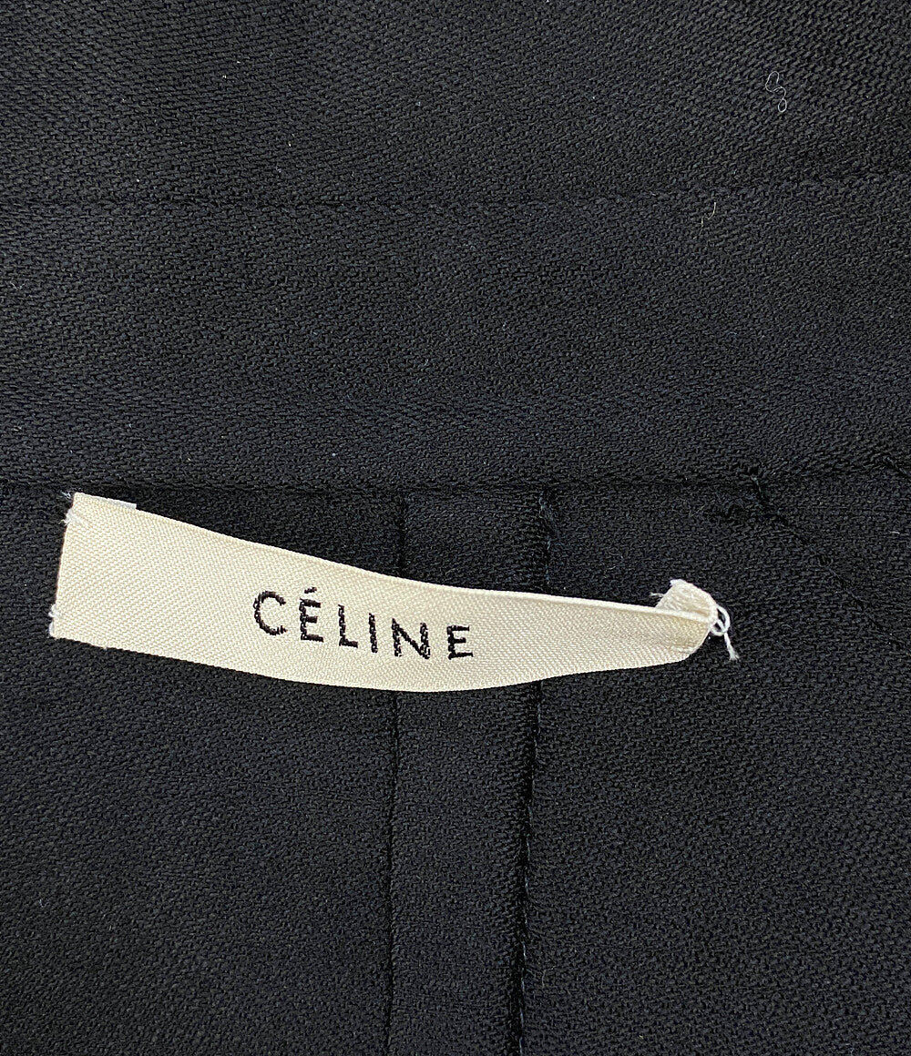 CELINE ウールチェスターコート レディース ブラック レディース SIZE 40 セリーヌ