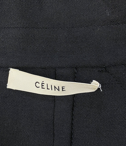 CELINE ウールチェスターコート レディース ブラック レディース SIZE 40 セリーヌ