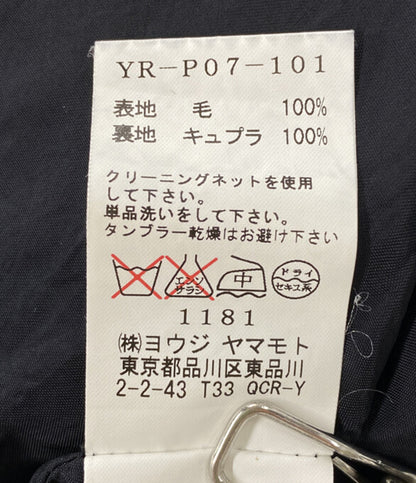 Y's ワイドパンツ ブラック YR-P07-101 メンズ SIZE 2 ワイズ