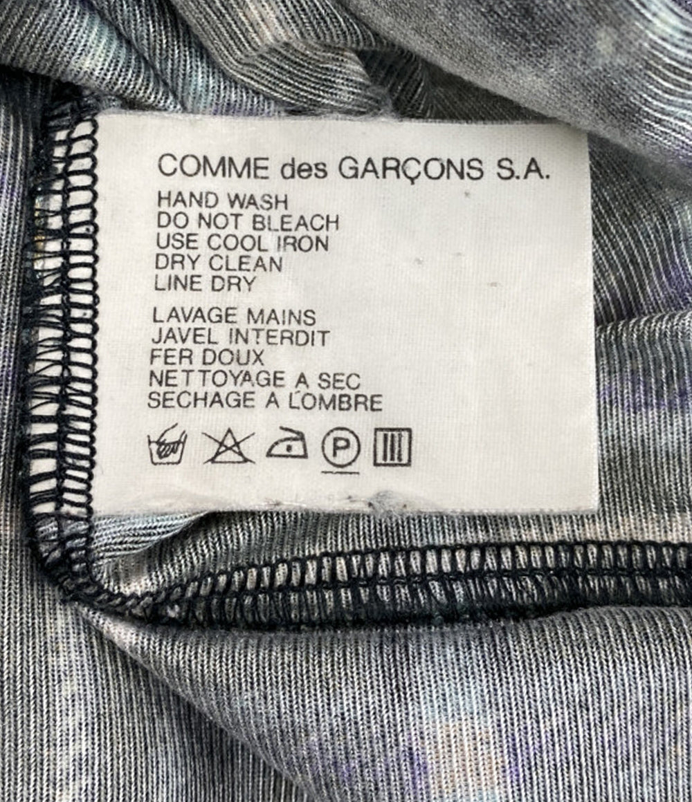 COMME des GARCONS SHIRT 長袖シャツ サテン グリーン系 総柄 メンズ SIZE L コムデギャルソンシャツ