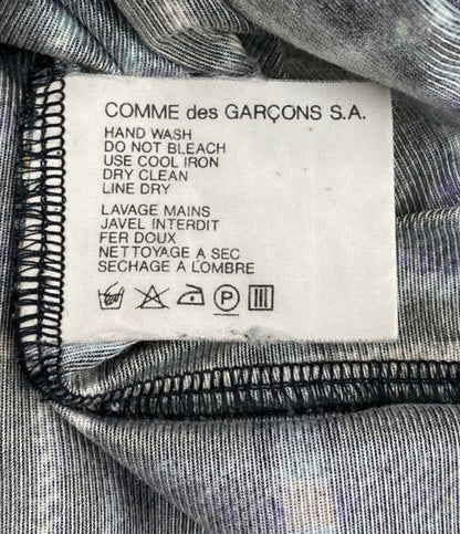 COMME des GARCONS SHIRT 長袖シャツ サテン グリーン系 総柄 メンズ SIZE L コムデギャルソンシャツ
