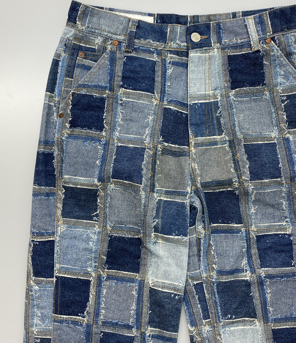 ANDERSSON BELL アンダーソンベル デニムパンツ RODE PATCHWORK PRINT DENIM 21AW メンズ SIZE L