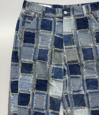 ANDERSSON BELL アンダーソンベル デニムパンツ RODE PATCHWORK PRINT DENIM 21AW メンズ SIZE L