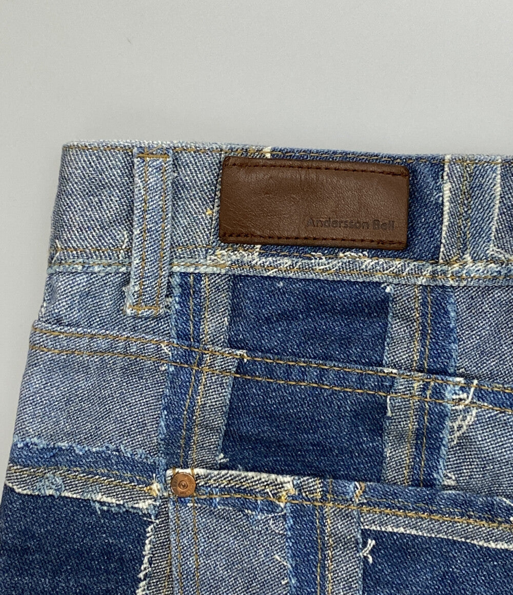 ANDERSSON BELL アンダーソンベル デニムパンツ RODE PATCHWORK PRINT DENIM 21AW メンズ SIZE L