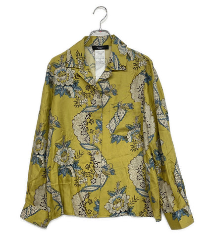 MAX MARA Weekend 長袖シャツ シルク100％ 総柄 レディース SIZE 40 マックスマーラウィークエンド